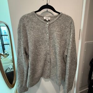 & Other Stories Light Gray Cardigan